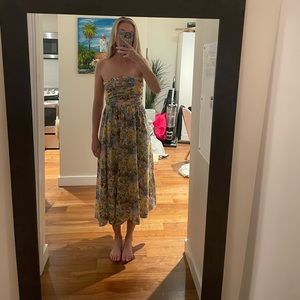 Reformation Lissa dress in countryside pattern